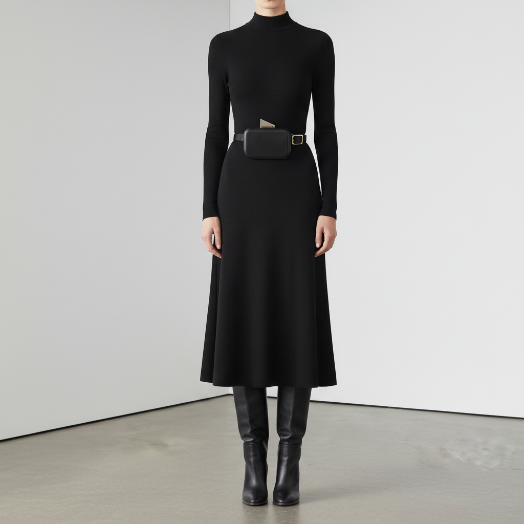 CAMILLE Belt Bag-Black