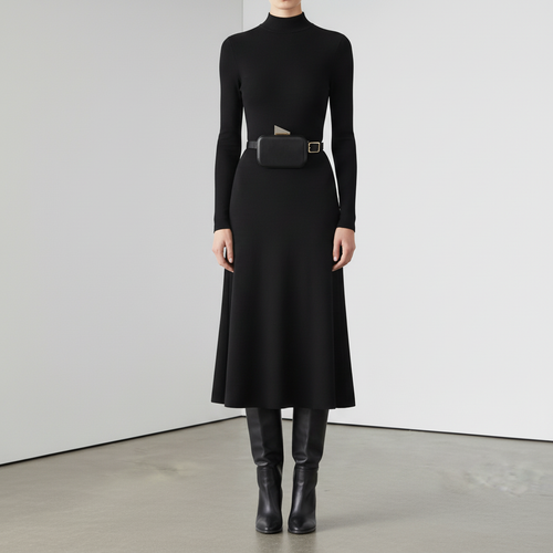 CAMILLE Belt Bag-Black