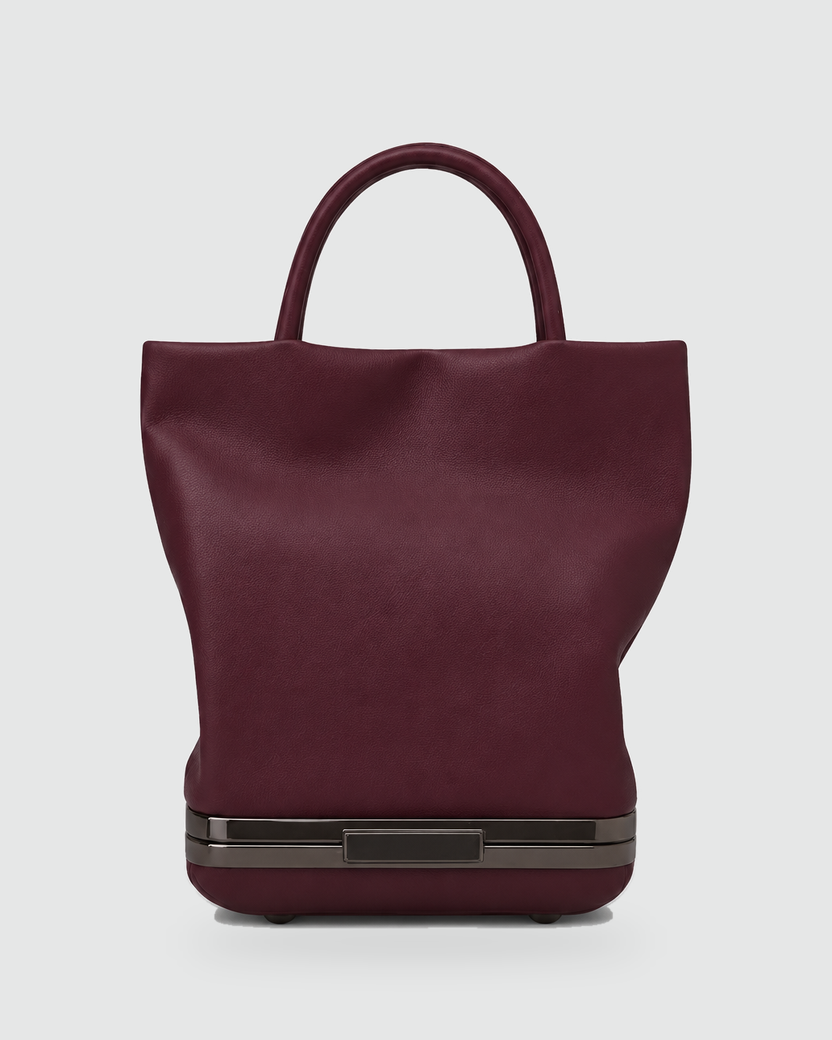 Hulet Mini Tote- Burgundy