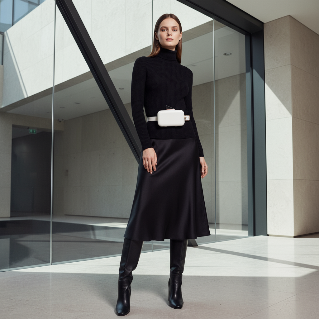 CAMILLE Belt Bag-White