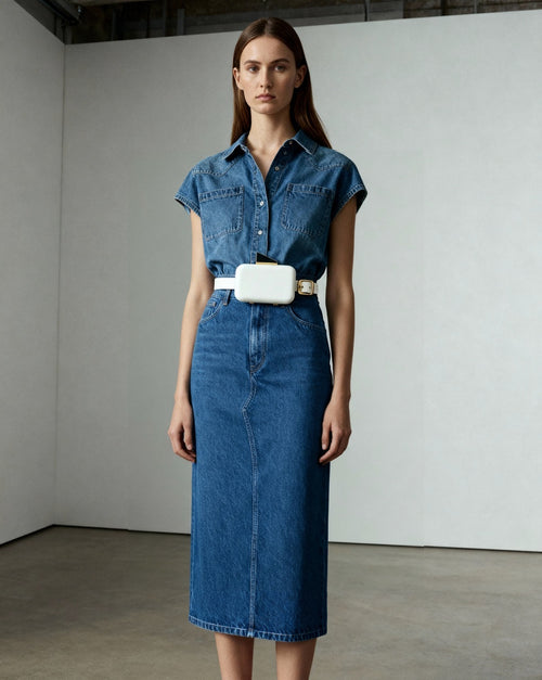 CAMILLE Belt Bag-White