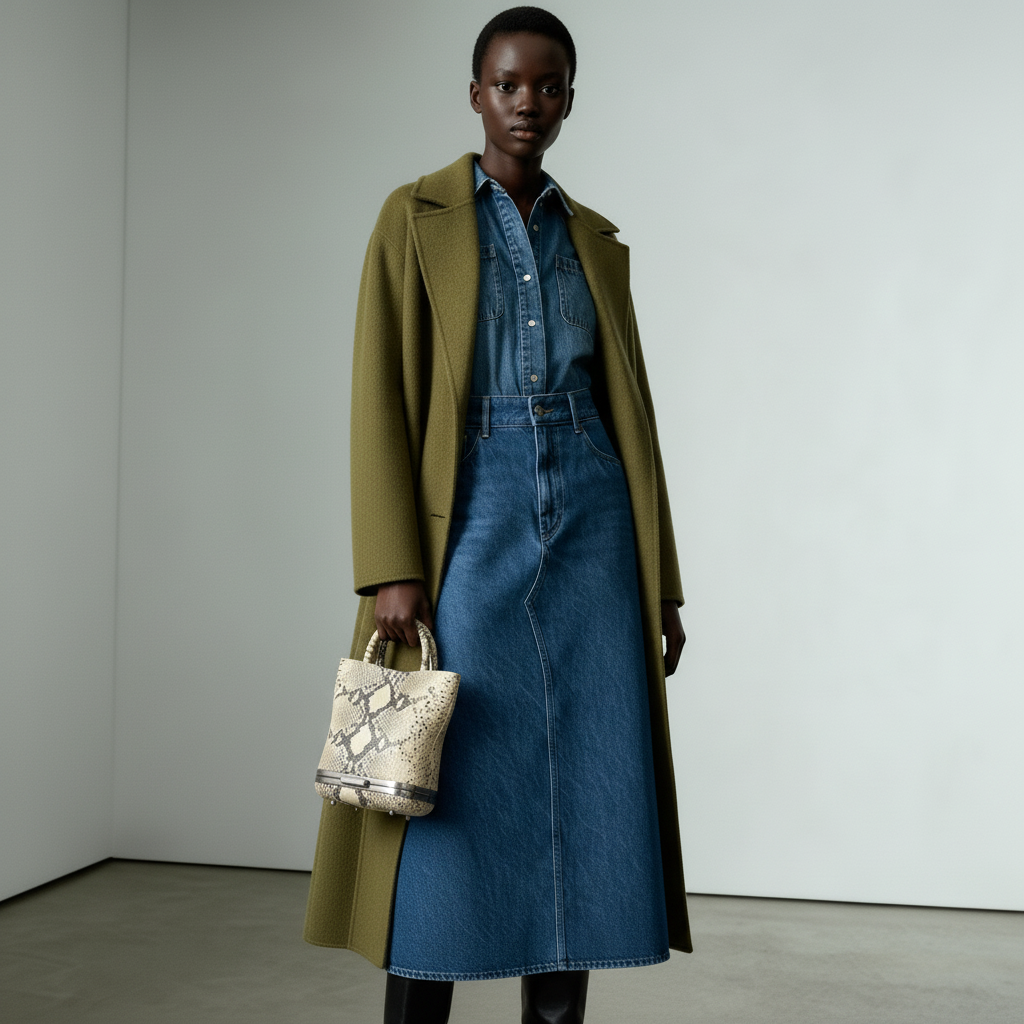 HULET Mini Tote-Beige print