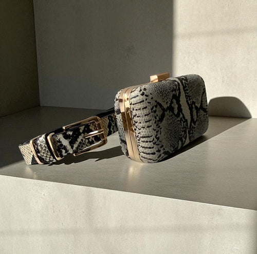 CAMILLE Belt Bag-Gray