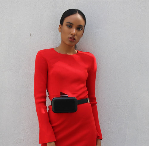 CAMILLE Belt Bag-Black