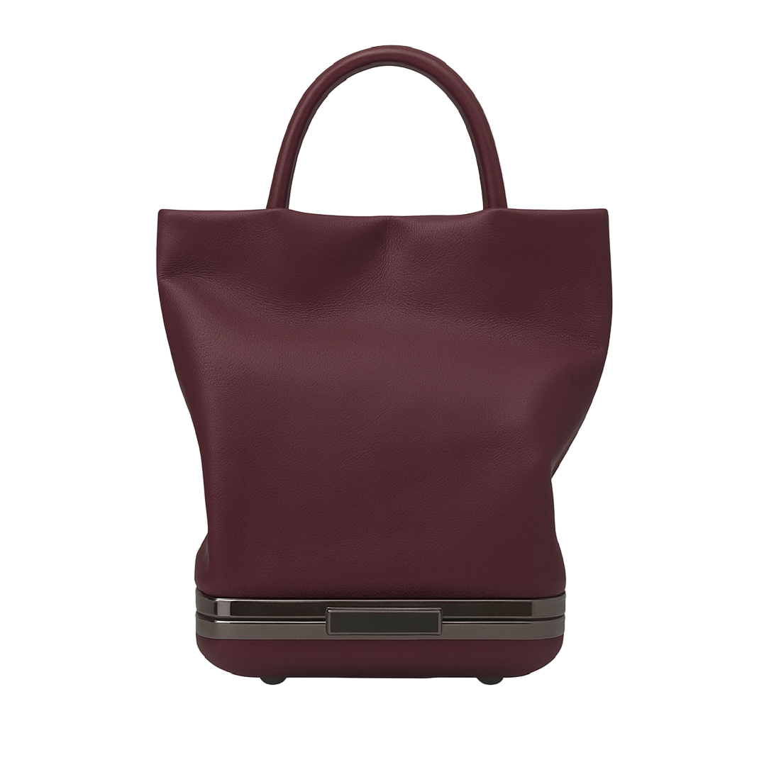 HULET Mini Tote- Burgundy